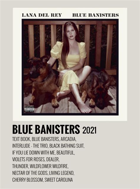 blue banisters songs.